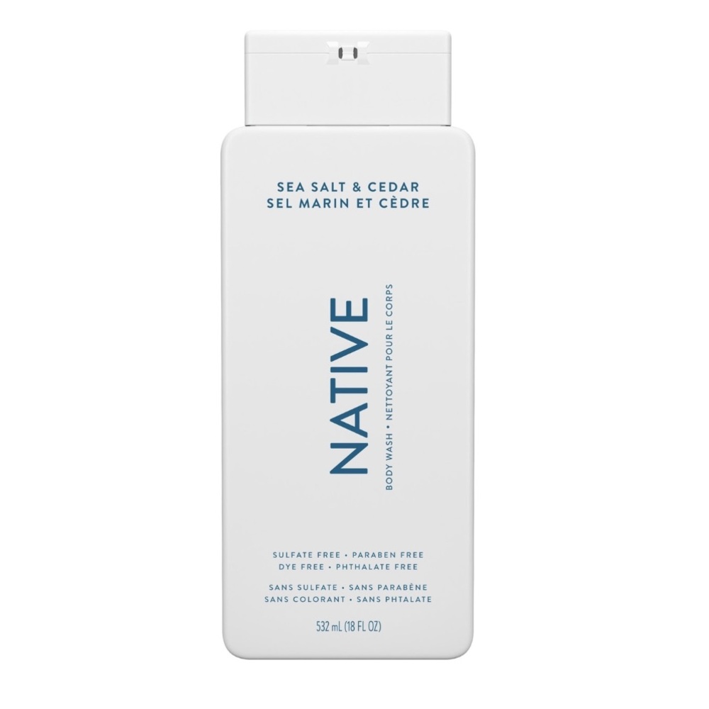 Native Sea Salt & Cedar Scented Body Wash